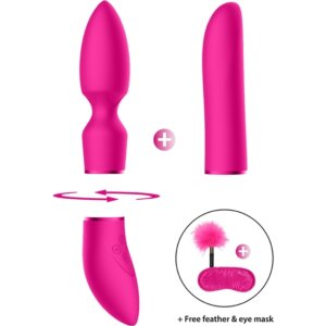 KIT VIBRADOR PLEASURE - ROSA