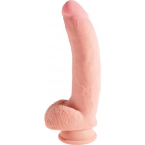 KING COCK - PENE REALÍSTICO CON TESTÍCULOS TRIPLE DENSIDAD 26X9CM