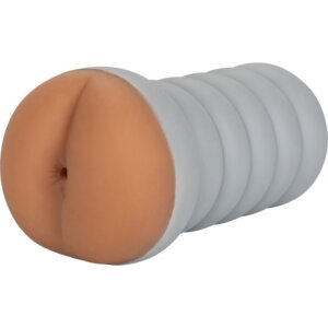 RIBBED GRIPPER TIGHT MASTURBADOR ANO - MARRÓN