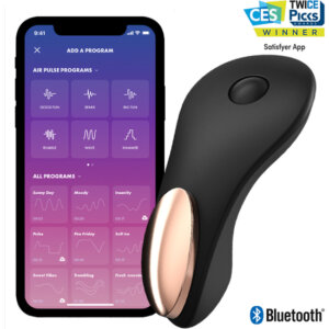 SATISFYER LITTLE SECRET PANTY VIBRADOR - NEGRO