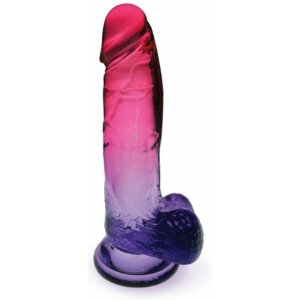 SHADES - PENE GRANDE DE GELATINA - ROSA Y CIRUELA