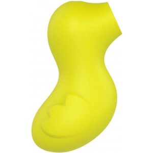 ESTIMULADOR VIBRADOR Y SUCCIONADOR - AMARILLO
