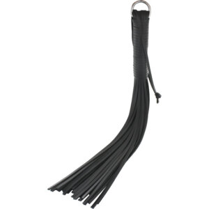 WHIP XAVIER 48 - LÁTIGO DE CUERO - NEGRO