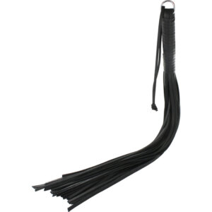 WHIP BRUNO 24 - LÁTIGO CUERO - NEGRO