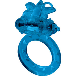 ANILLO PENE CON VIBRACION AZUL