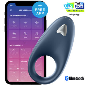 SATISFYER POWERFUL ONE RING - ANILLO VIBRADOR CON APP