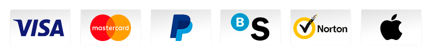 iconos de marcas de métodos de pago con pagos de Google y Apple